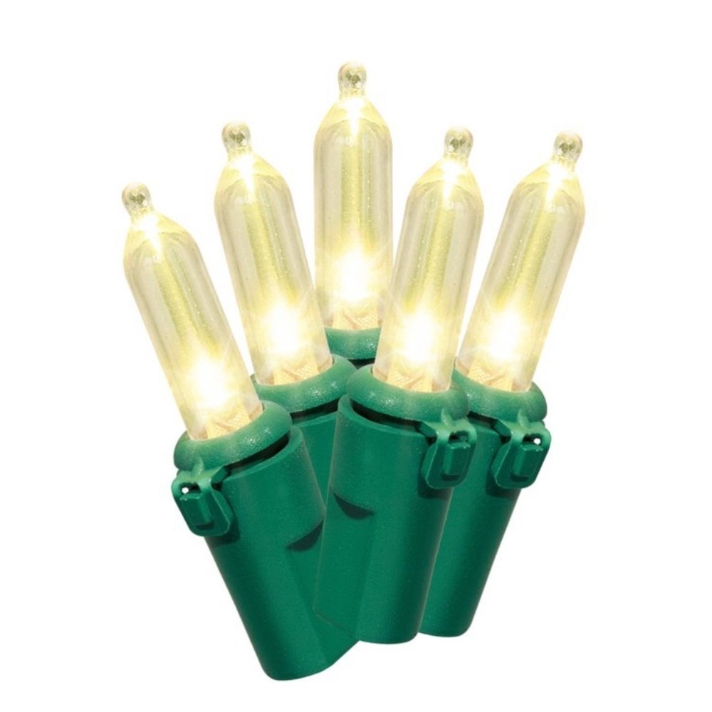 NWT 4 boxes LED mini Christmas string lights warm white 50 count holiday time